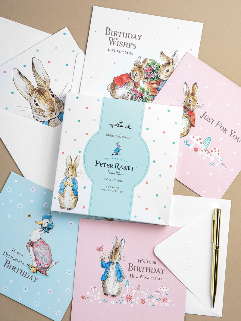 Hallmark Peter Rabbit cards 10 pack - British product