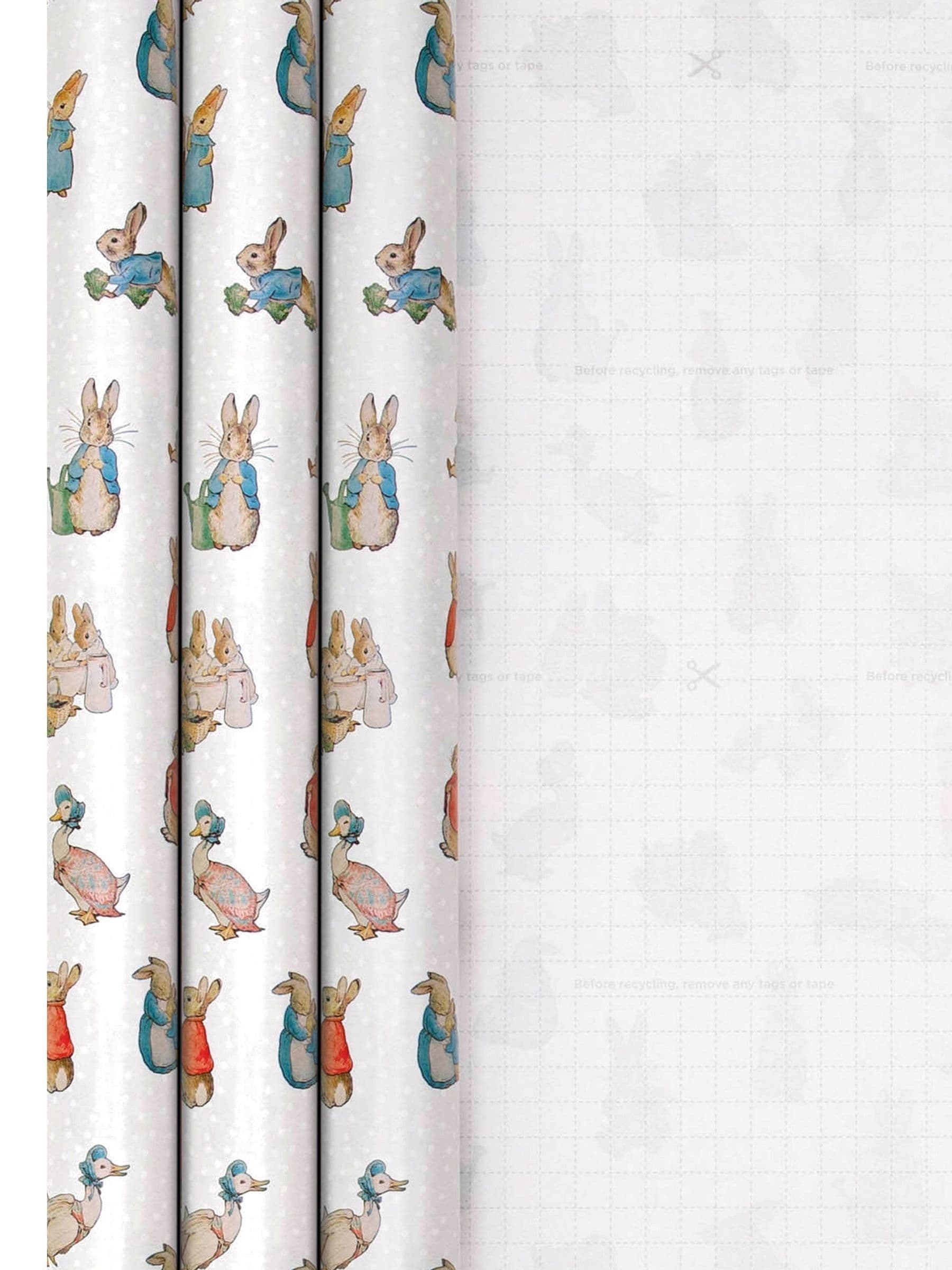 Hallmark Peter Rabbit wrapping paper 3 rolls imported from the UK