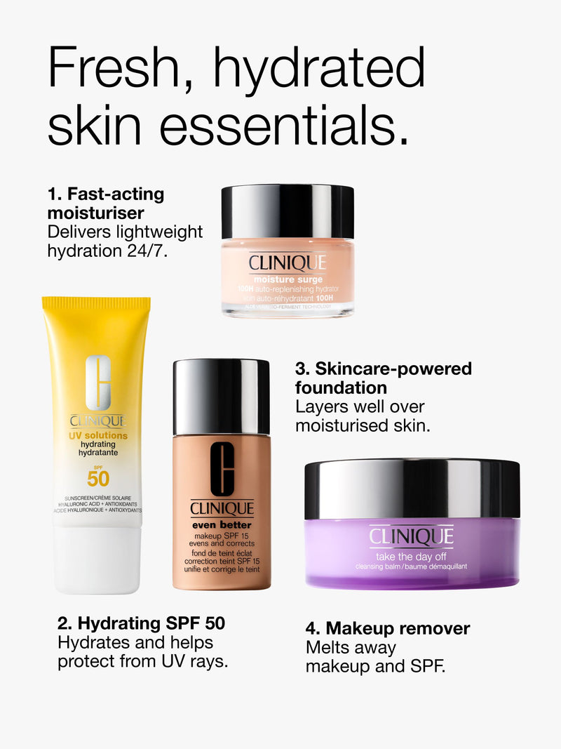 Clinique UV Solutions Hydrating Sunscreen SPF 50, imported from the UK