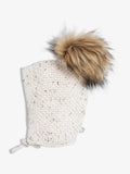 The Little Tailor baby hat with faux fur pom pom - British product