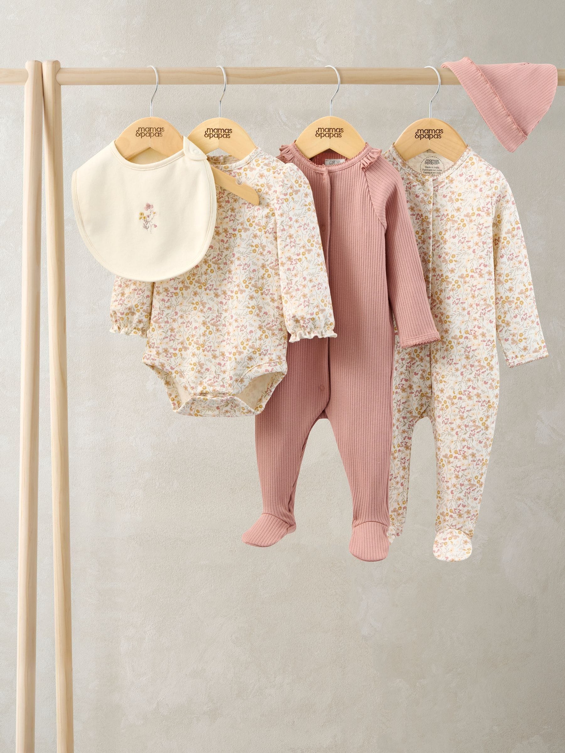 Mamas & Papas pink baby girls clothing set (British brand)