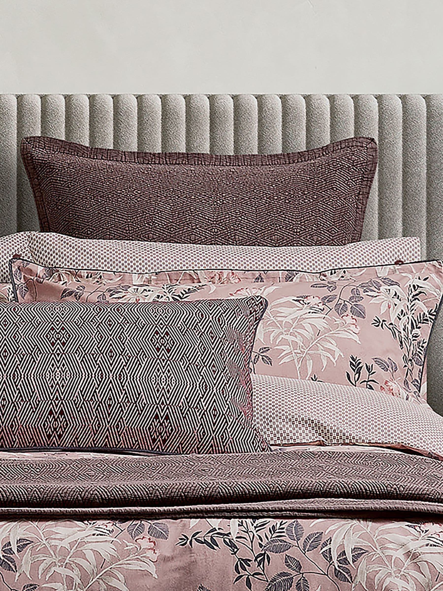 Bedeck of Belfast mulberry cotton quilted sham - British product