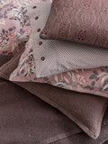 Bedeck of Belfast mulberry cotton quilted sham - British product