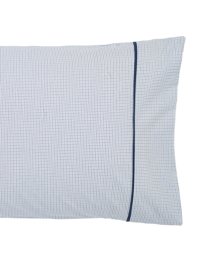 Bedeck of Belfast Indigo Kayah cotton pillowcase pair, UK version
