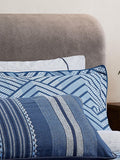 Bedeck of Belfast Indigo Kayah cotton pillowcase pair, UK version