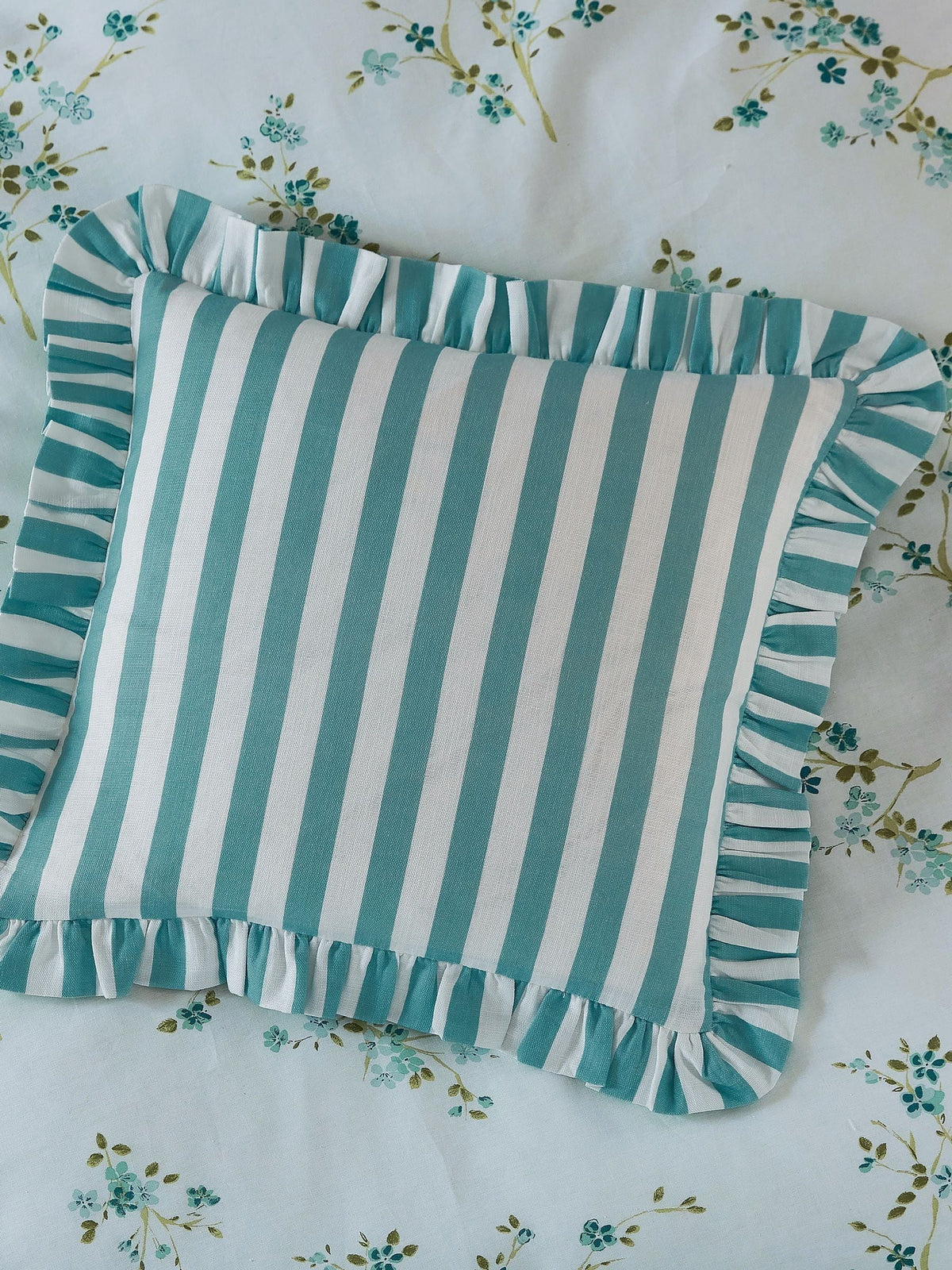 Helena Springfield Aqua Candy Cushion