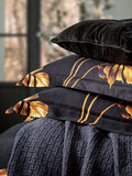 Ted Baker black diagonal matelassé throw, UK version