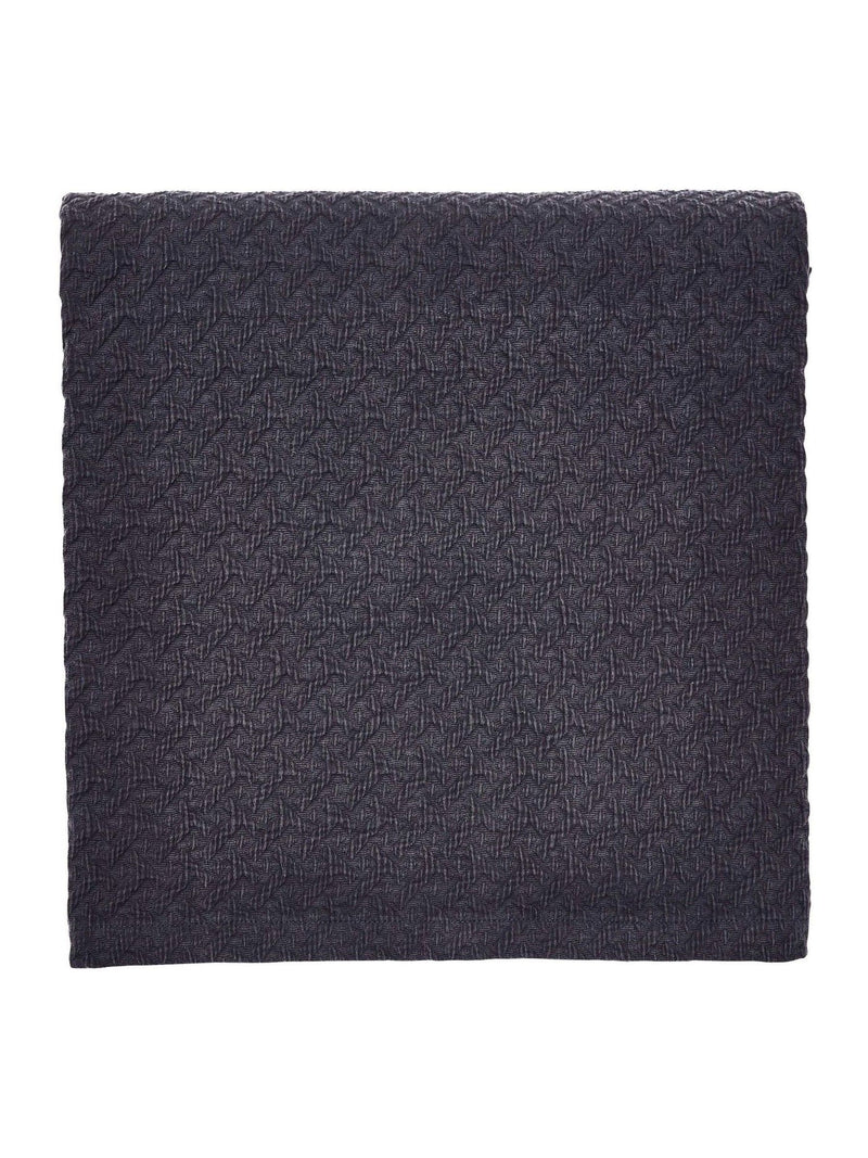 Ted Baker black diagonal matelassé throw, UK version
