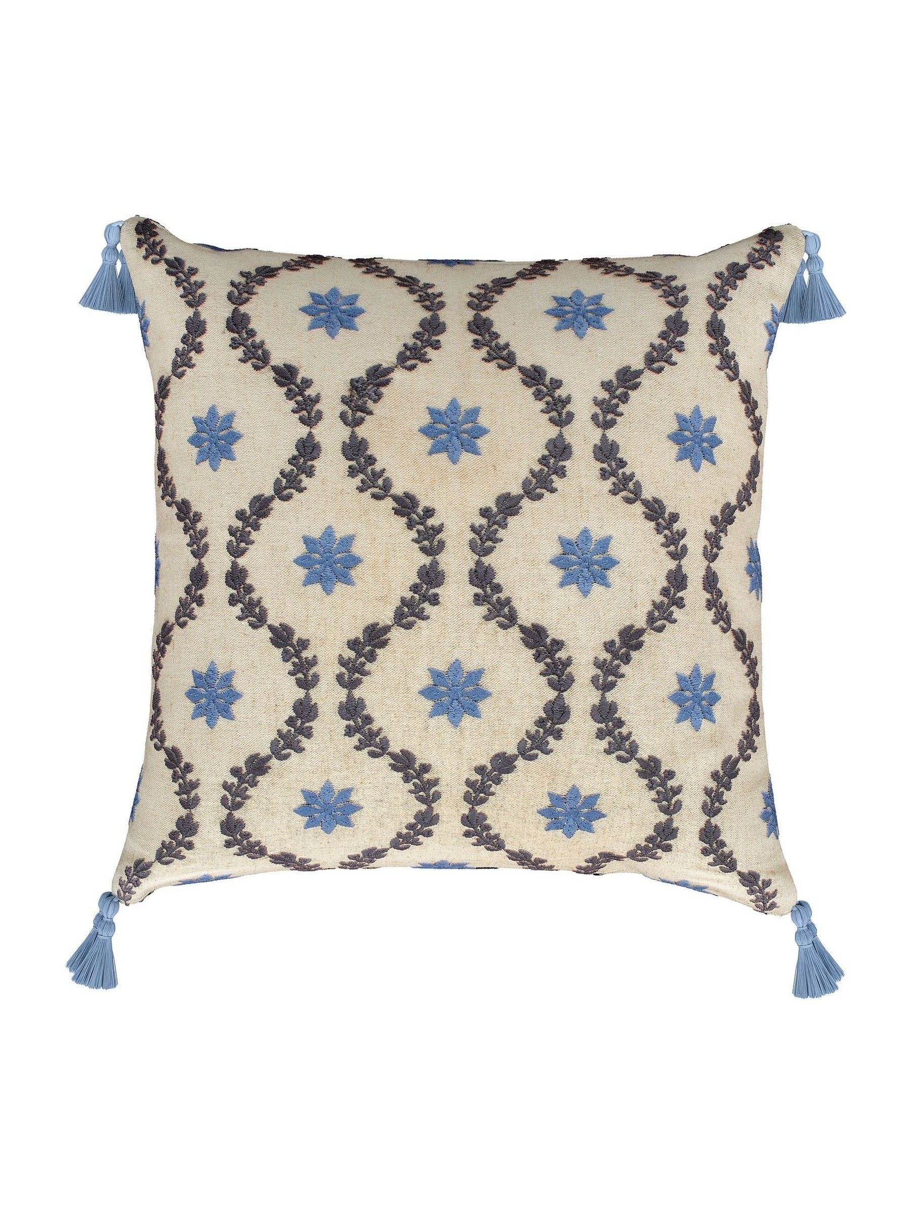V&A Onslow Trellis cushion 45x45 cm, imported from the UK