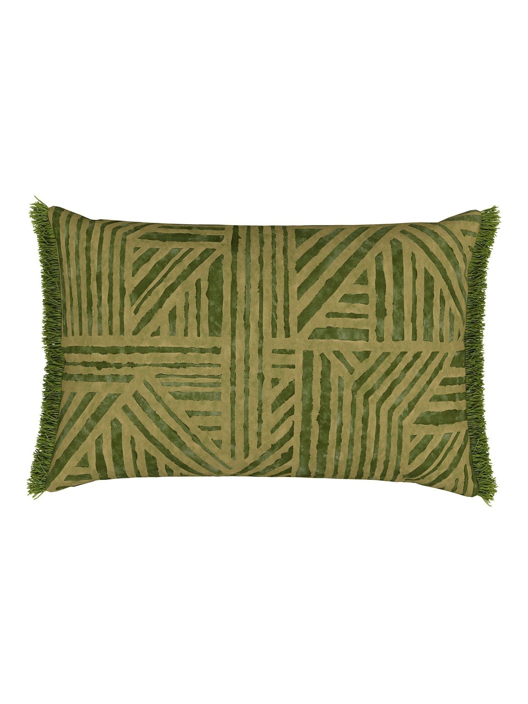 Harlequin Jade Crater cushion 60x40cm - British product