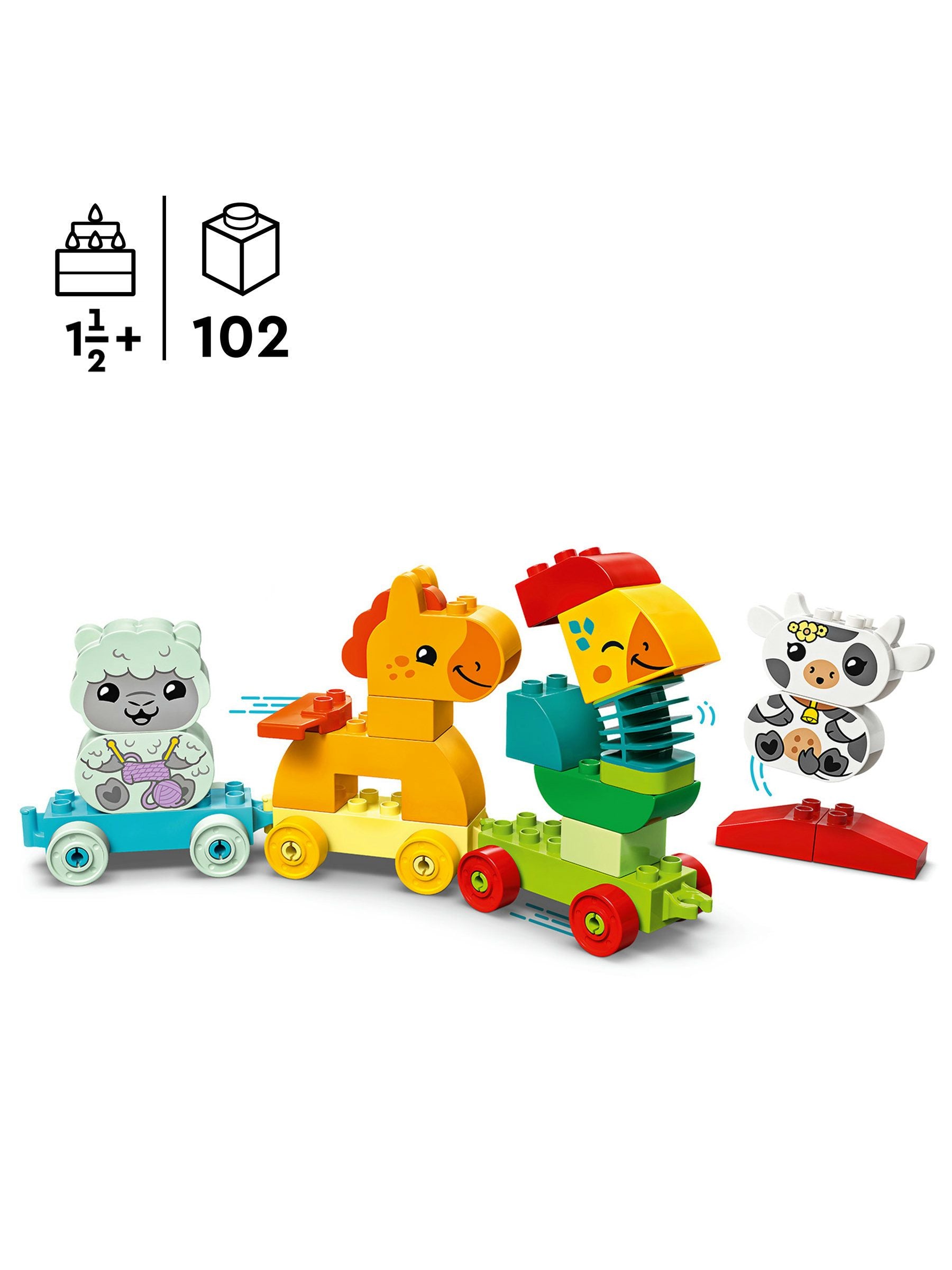 LEGO Duplo animal train toy for toddlers, UK version