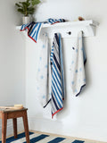 Helena Springfield Blue Star cotton terry towel (British brand)