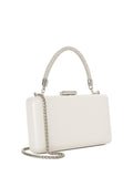 Dune London ivory leather clutch bag - British product