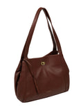 Pure Luxuries London Zoff brown leather handbag (British brand)