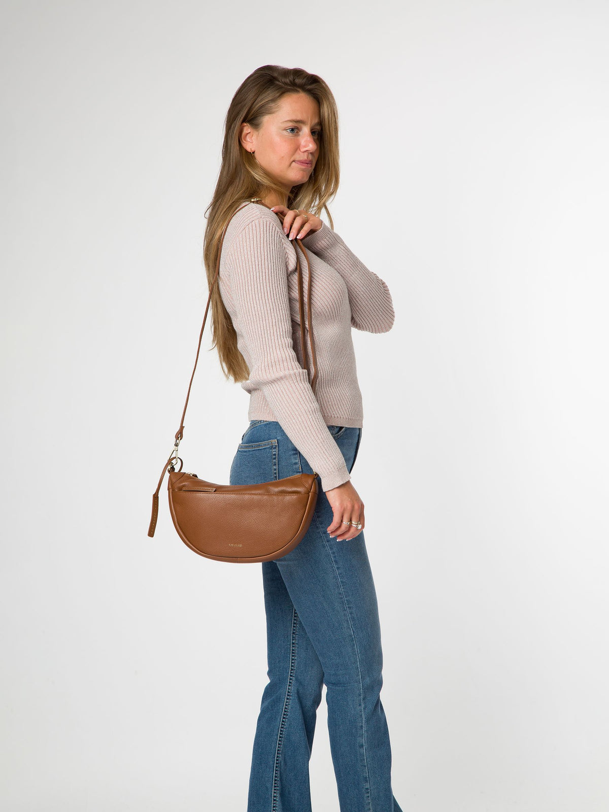 Pure Luxuries London Melisande Leather Cross-Body Bag