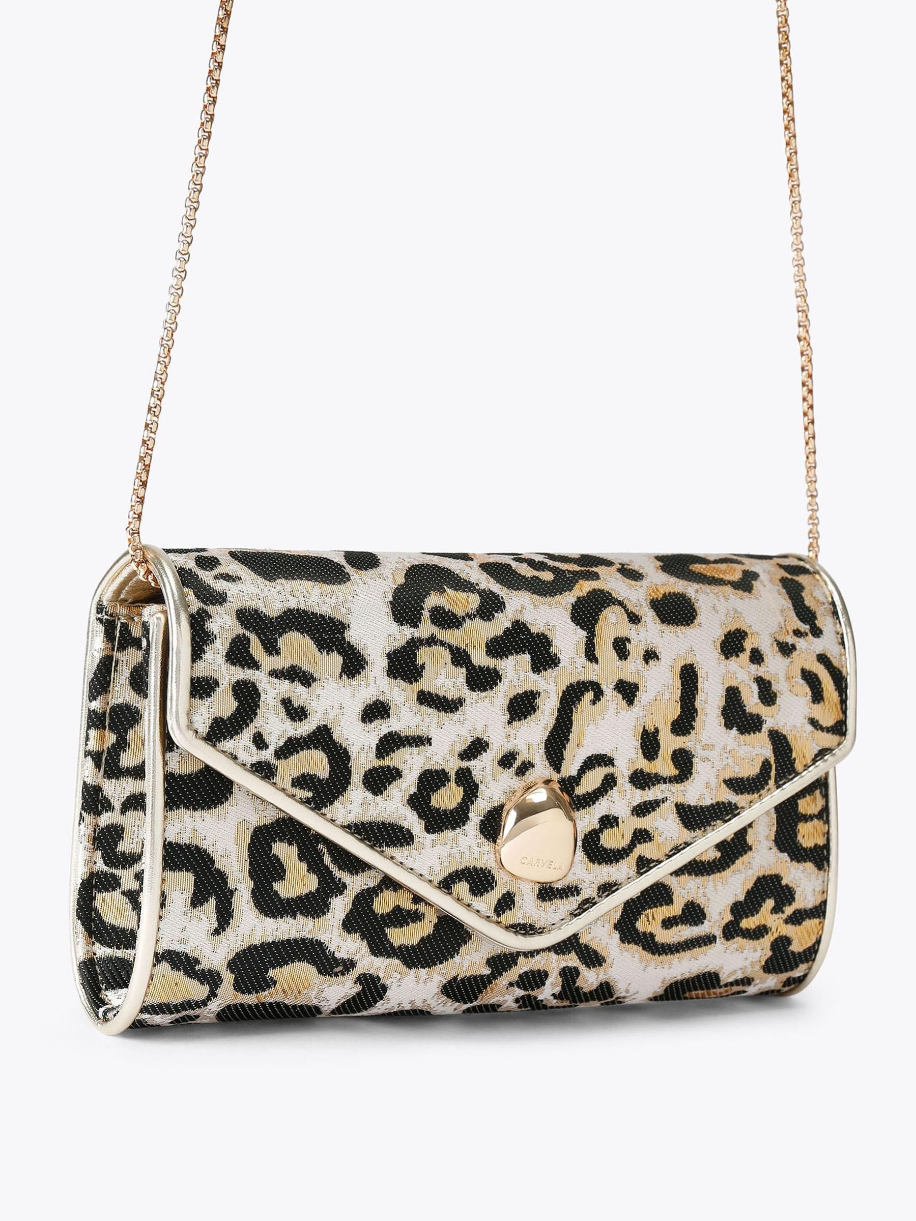 Carvela gold spiral envelope clutch bag, UK version