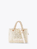 Carvela Gold Sorrento Micro Tote Bag
