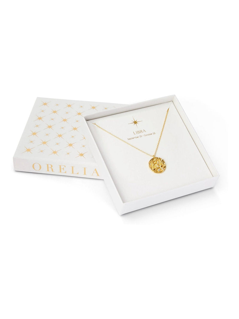 Orelia London Gold Capricorn Zodiac Necklace
