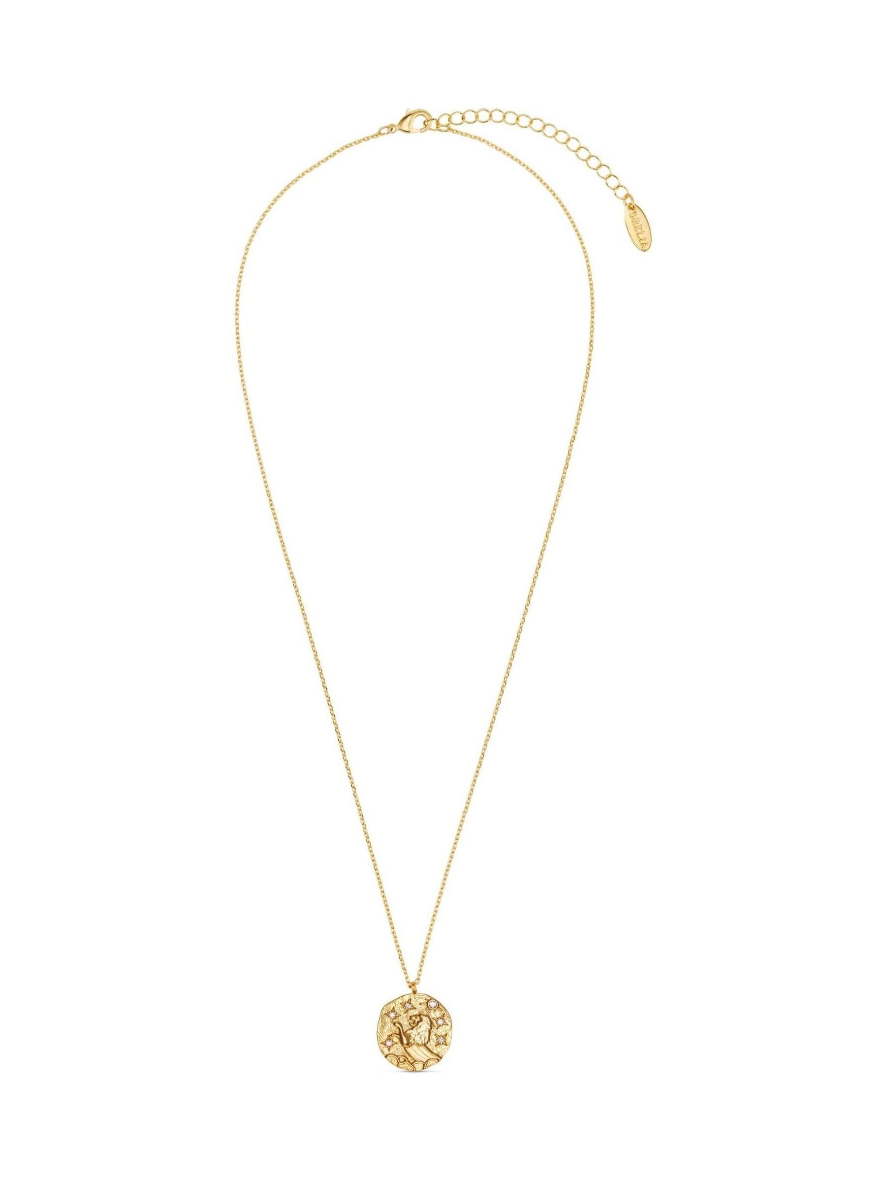 Orelia London gold Leo zodiac necklace, UK version