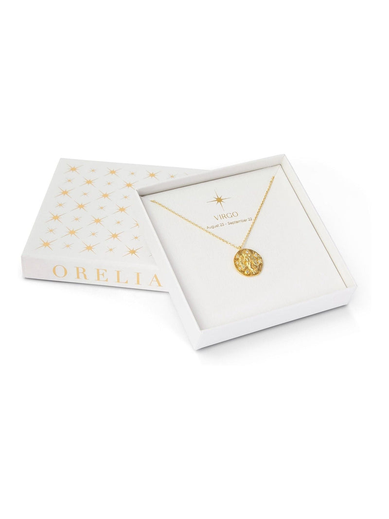 Orelia London Gold Capricorn Zodiac Necklace