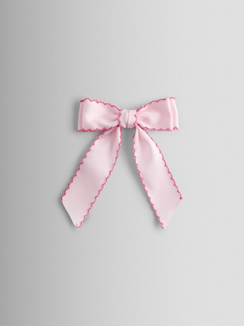 JoJo Maman Bébé bright pink large bow clip, imported from the UK