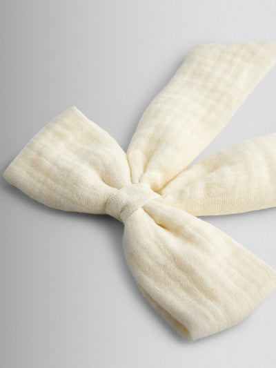 Next JoJo Maman Bébé Cream Large Cheesecloth Bow Hair Clip- Buy online at McGrocer