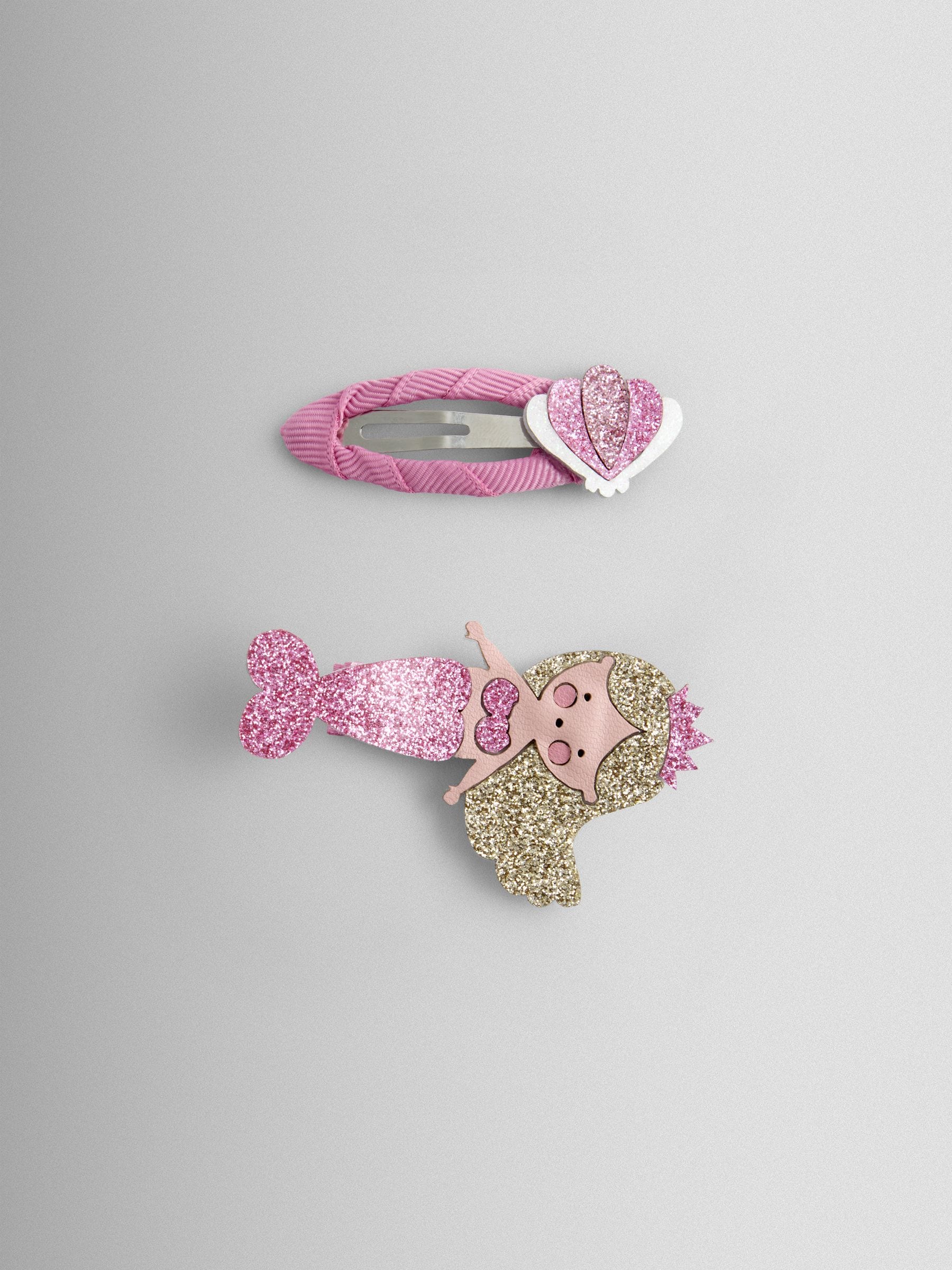 JoJo Maman Bébé mermaid hair clips 2-pack - British product