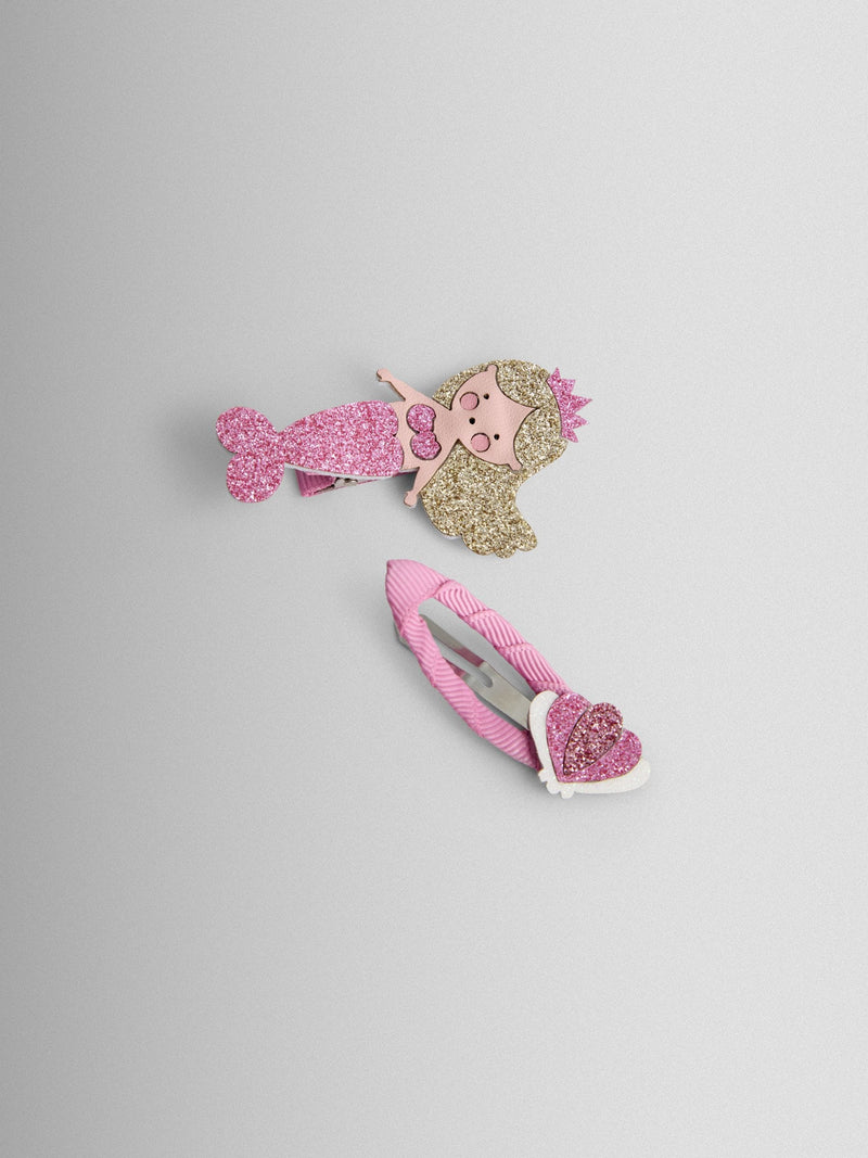 JoJo Maman Bébé mermaid hair clips 2-pack - British product
