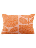 Orla Kiely Block Garden orange sorbet pillowcases 200 thread count, imported from the UK