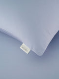 Bianca blue 400 thread cotton sateen pillowcases set - British product
