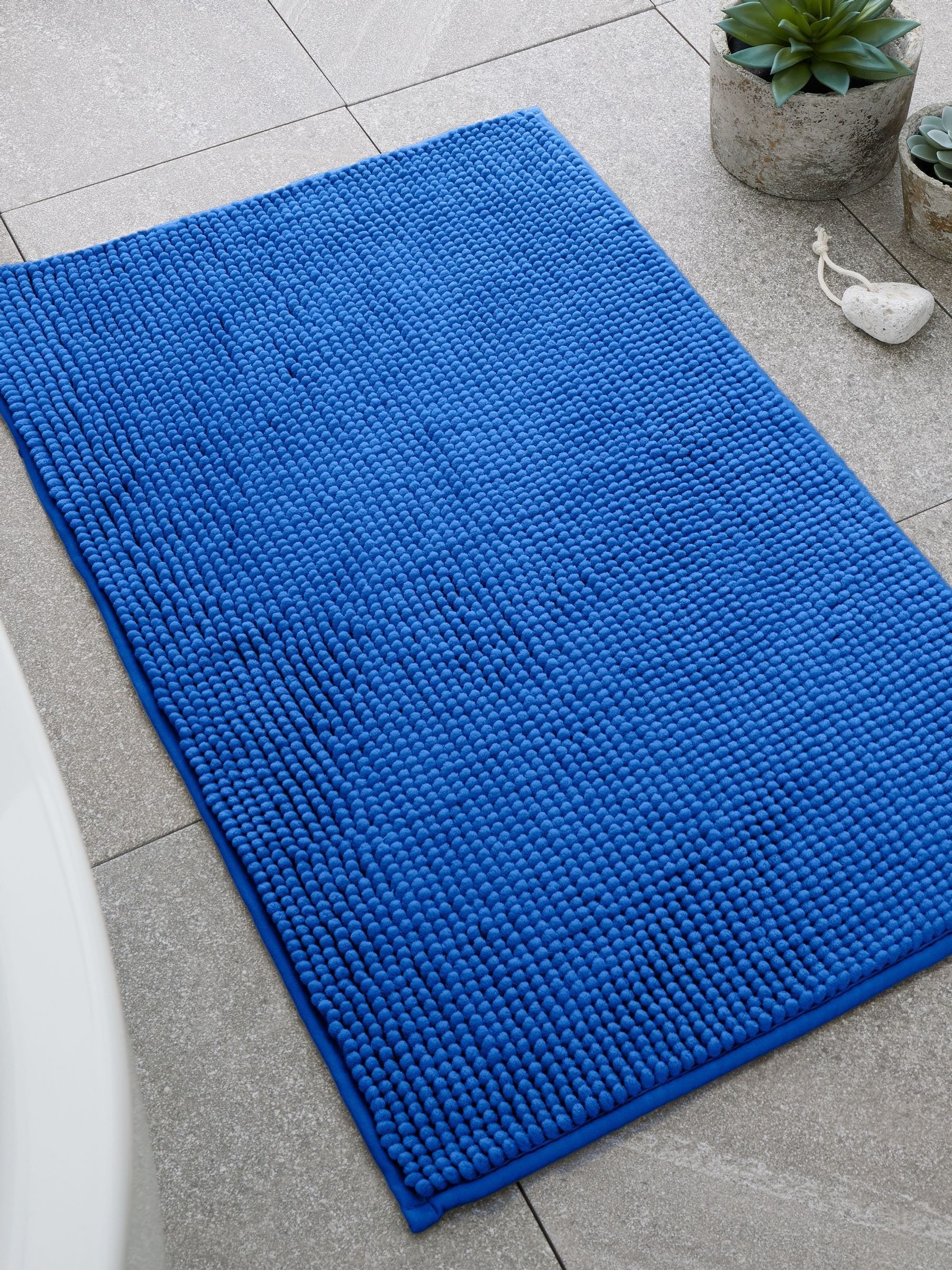 Catherine Lansfield Ochre Bobble Bath Mat 50x80 cm