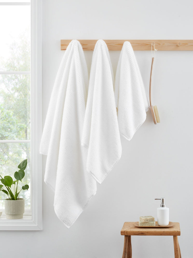 Bianca White Soft Zero Twist Turkish Cotton Spa Towel