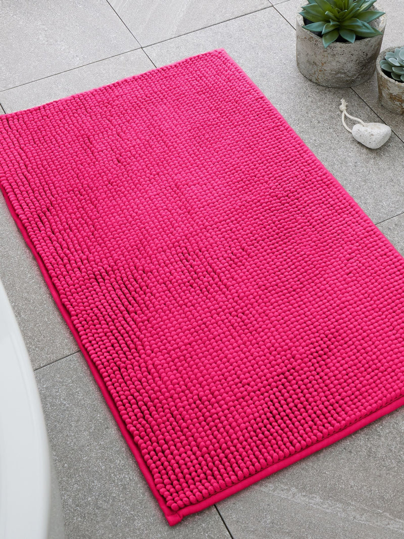 Catherine Lansfield Ochre Bobble Bath Mat 50x80 cm