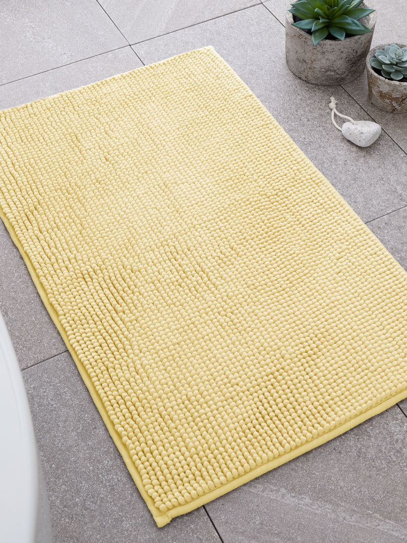 Catherine Lansfield Ochre Bobble Bath Mat 50x80 cm
