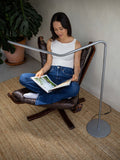 Daylight Company Brushed Steel Slimline 4 Floor Lamp