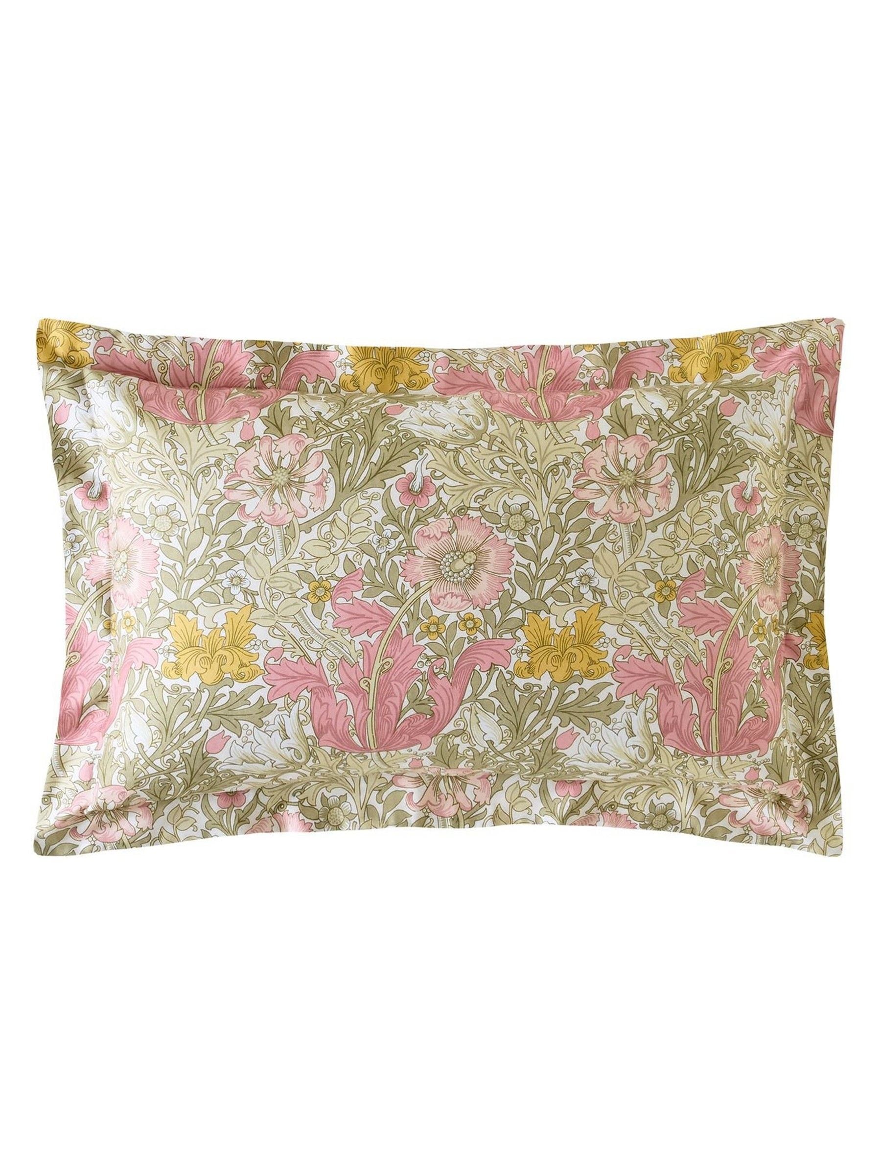William Morris Summer Yellow Compton pillowcases set of 2 (British brand)
