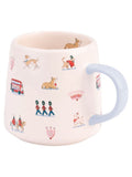 Cath Kidston Queenies Billie mug cream London town (British brand)