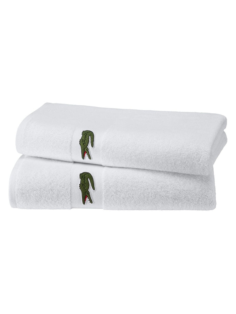 Lacoste Blanc L Casual Towel