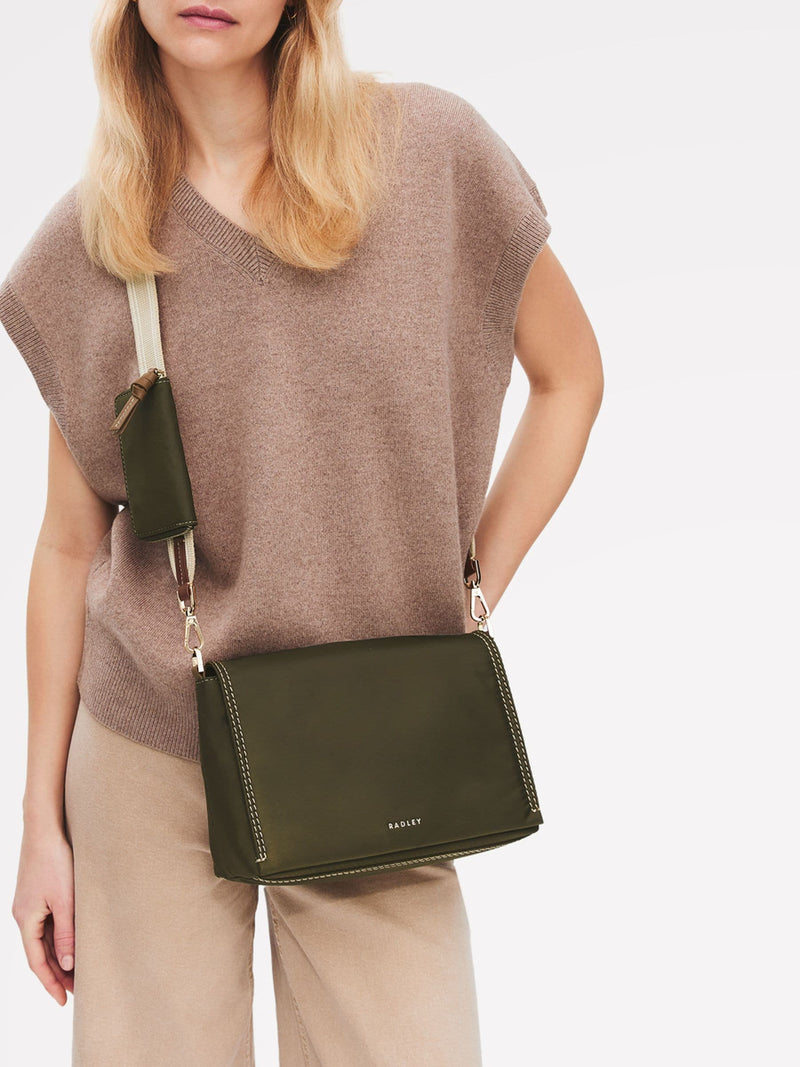 Radley Green Halley Row Cross-Body Bag