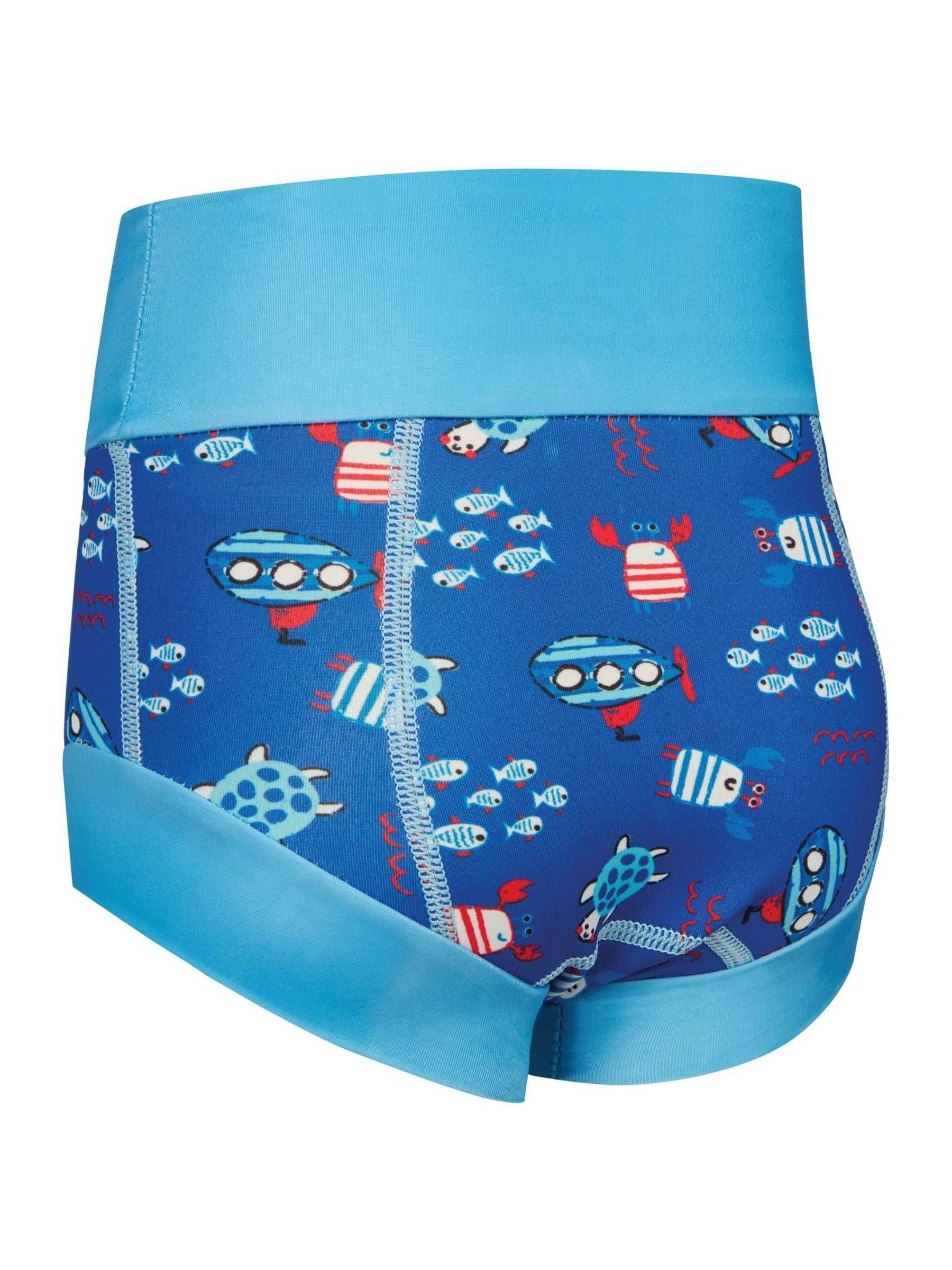 Zoggs blue Comfy Swimsure Nappy baby swimwear - British product