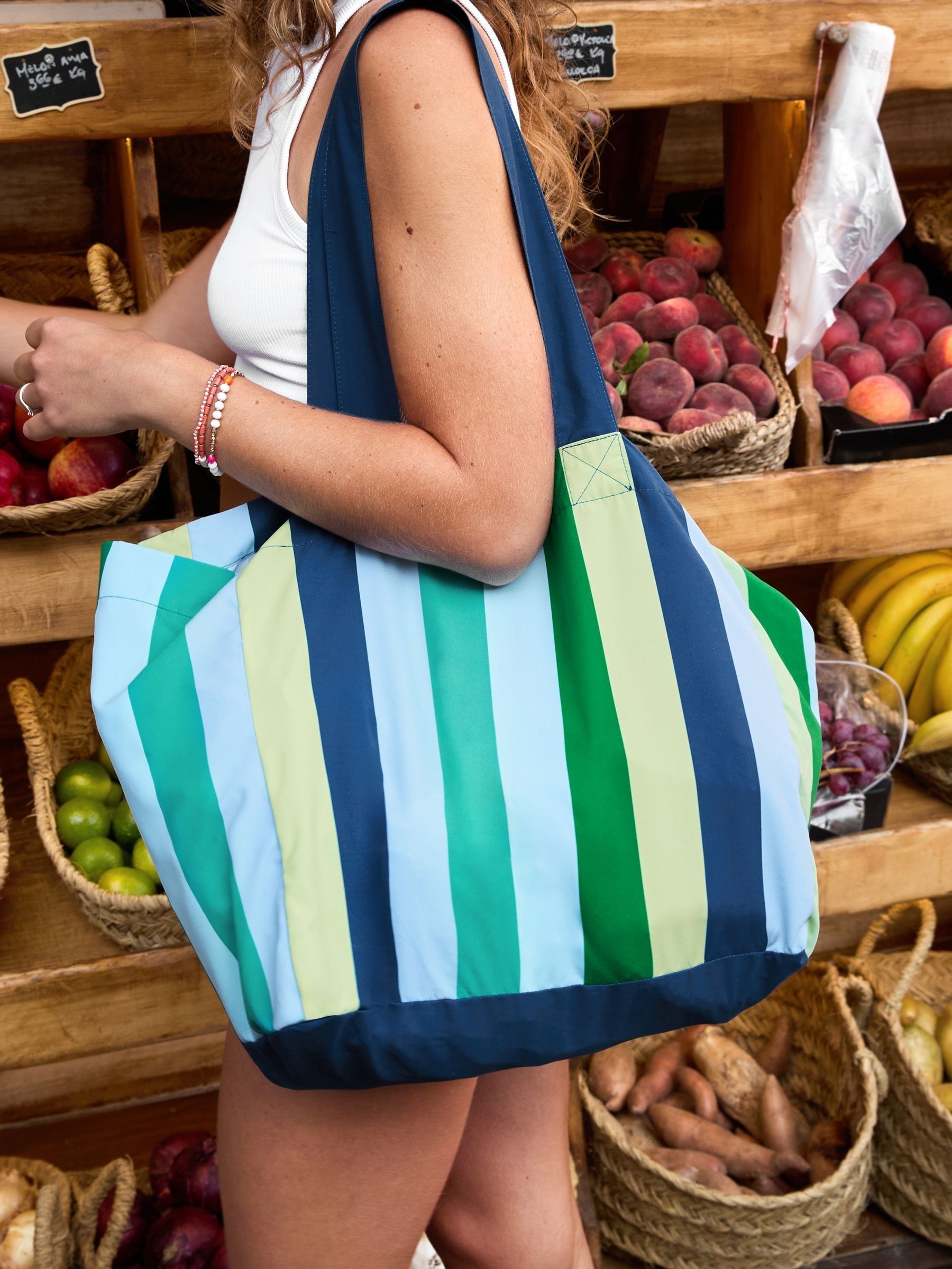 Dock & Bay Cool Lagoon foldaway bag - British product