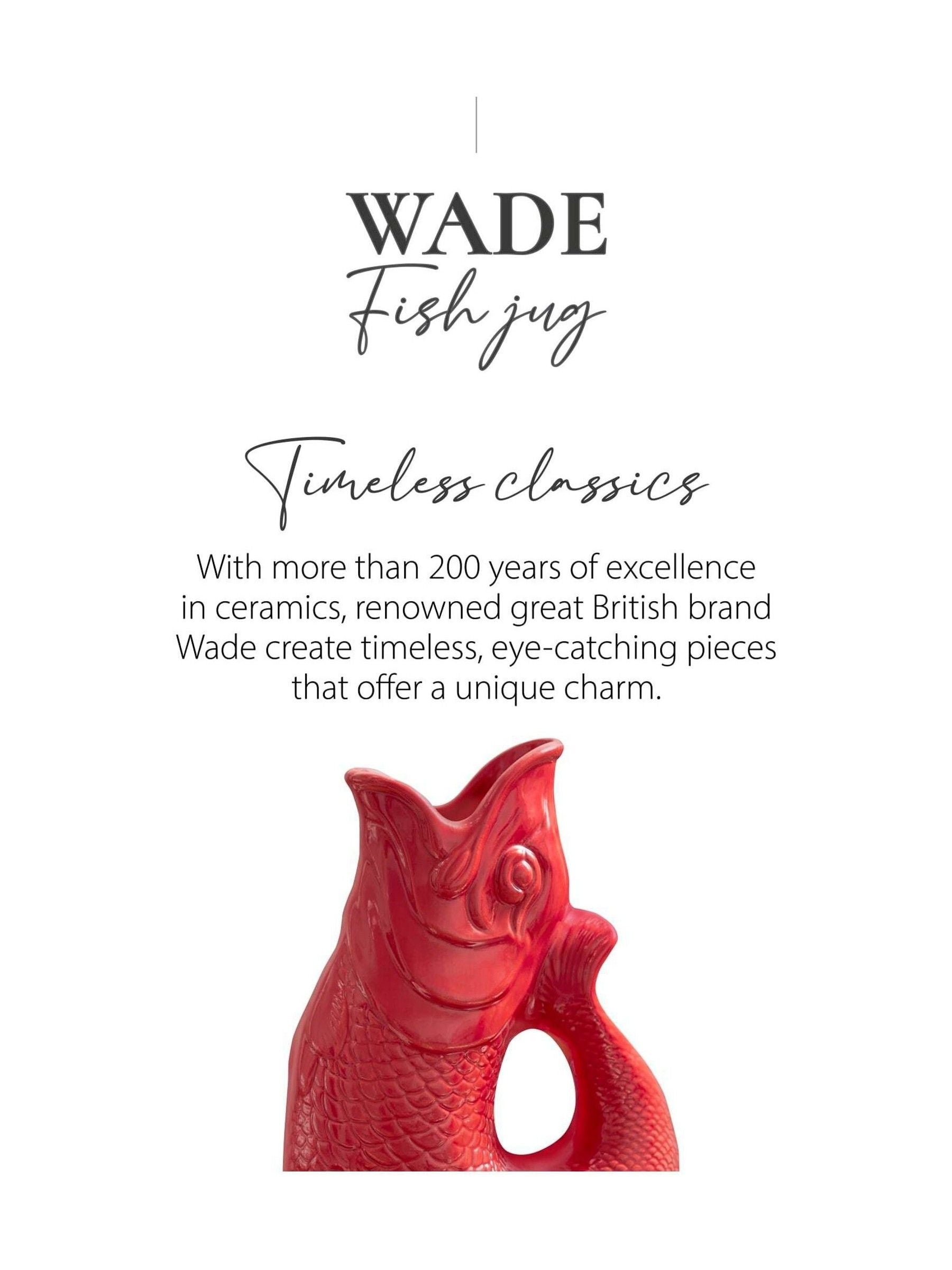 Wade Red Small Original Gurgle Fish Jug