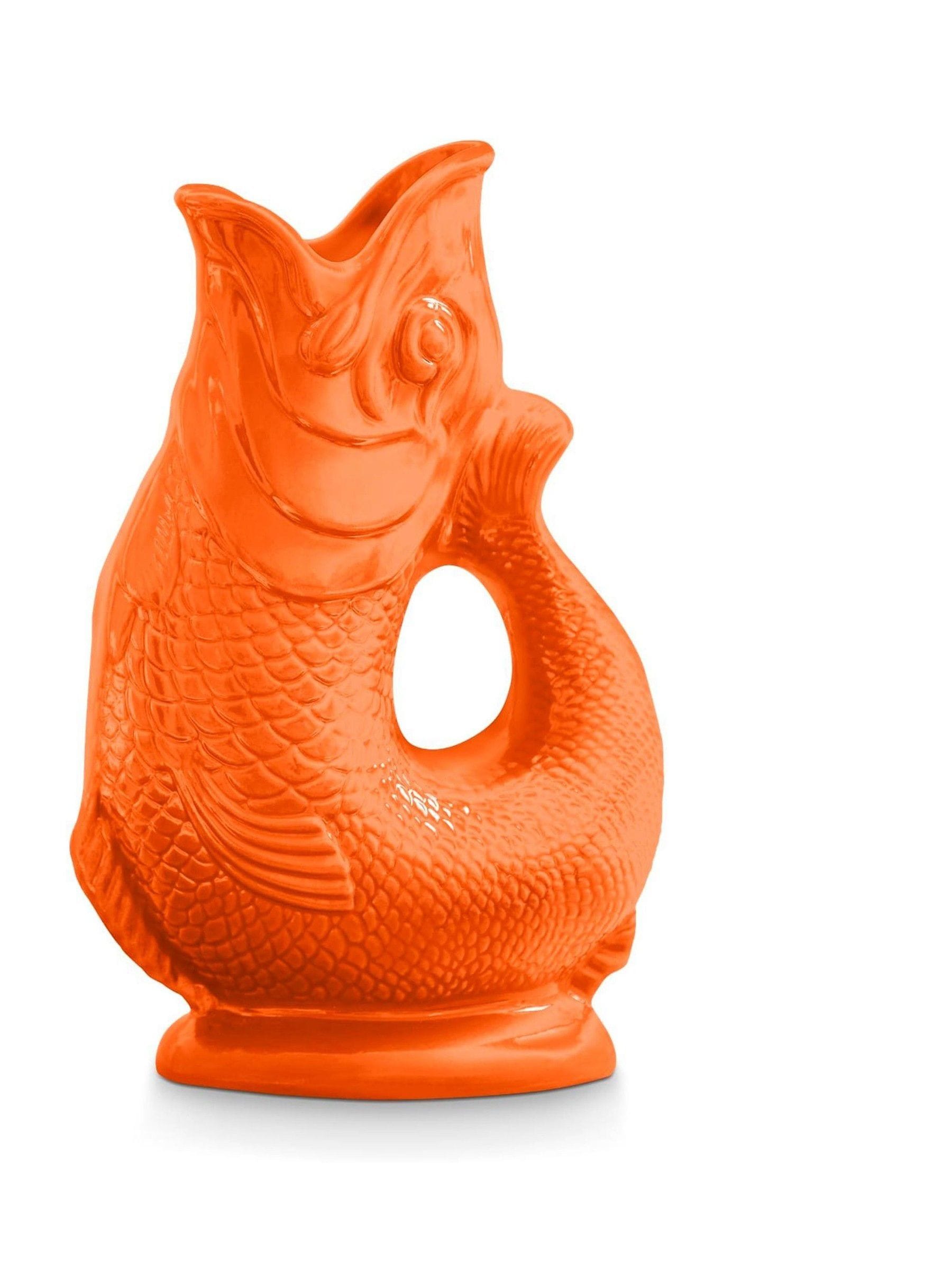 Wade Orange Small Original Gurgle Fish Jug
