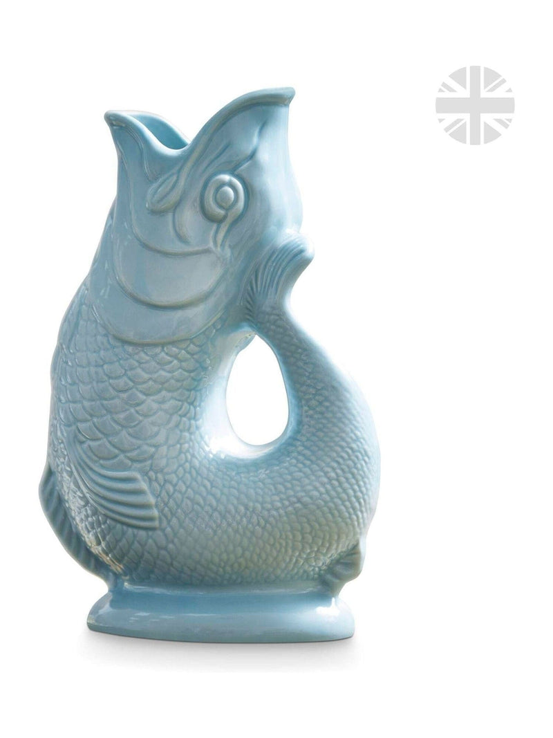 Wade Sea Blue Large Original Gurgle Fish Jug 1.2L
