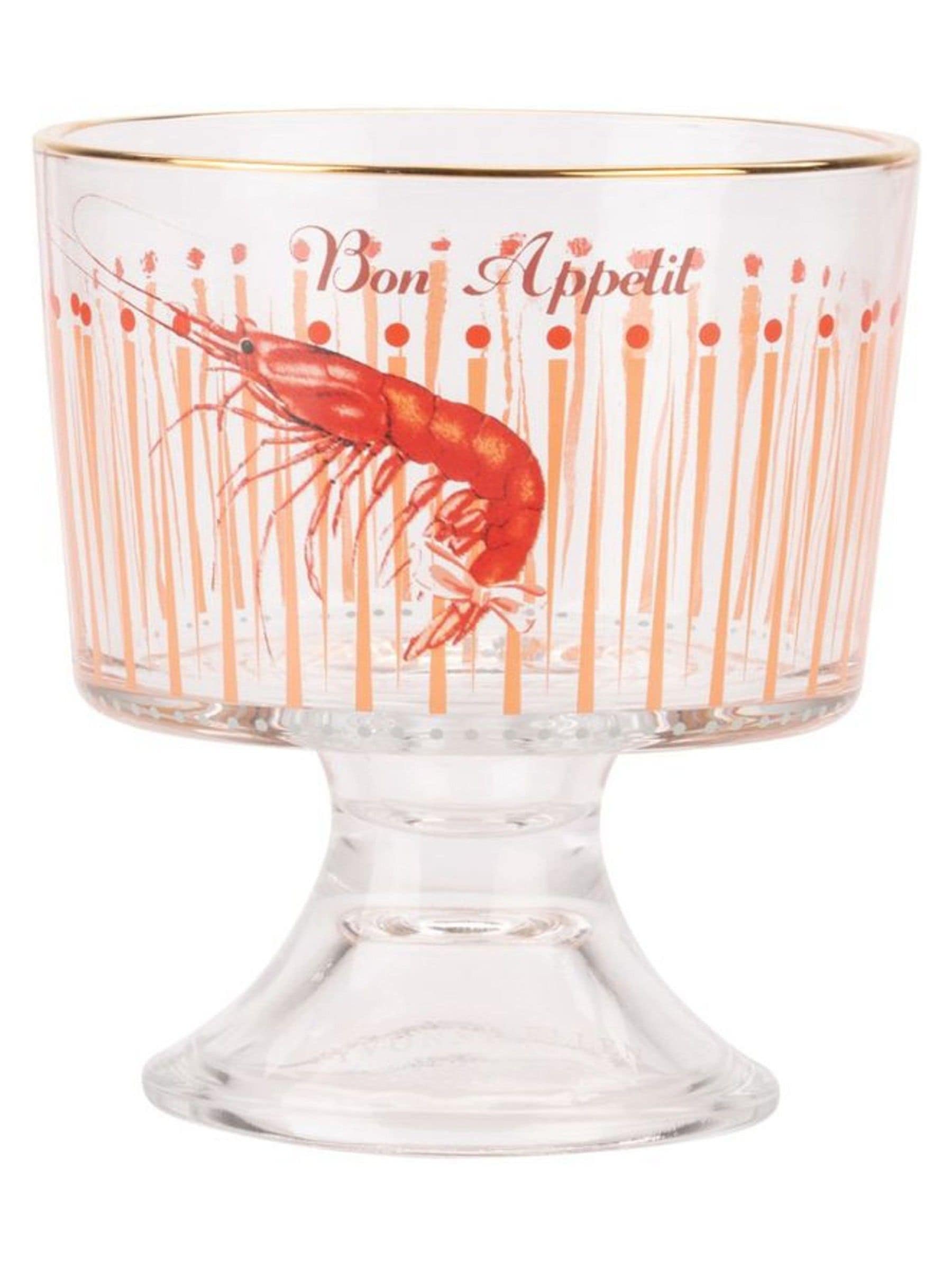 Yvonne Ellen clear glass dessert bowls set of 2, imported from the UK