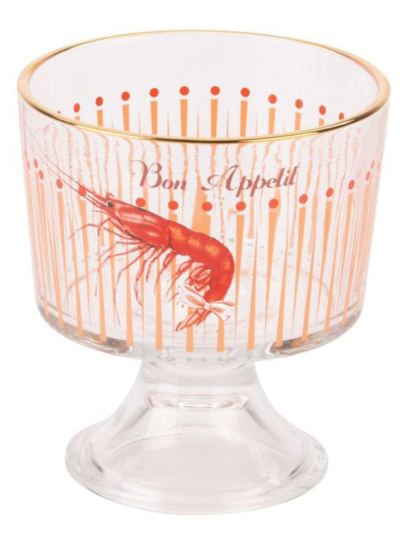 Yvonne Ellen clear glass dessert bowls set of 2, imported from the UK