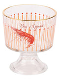 Yvonne Ellen clear glass dessert bowls set of 2, imported from the UK