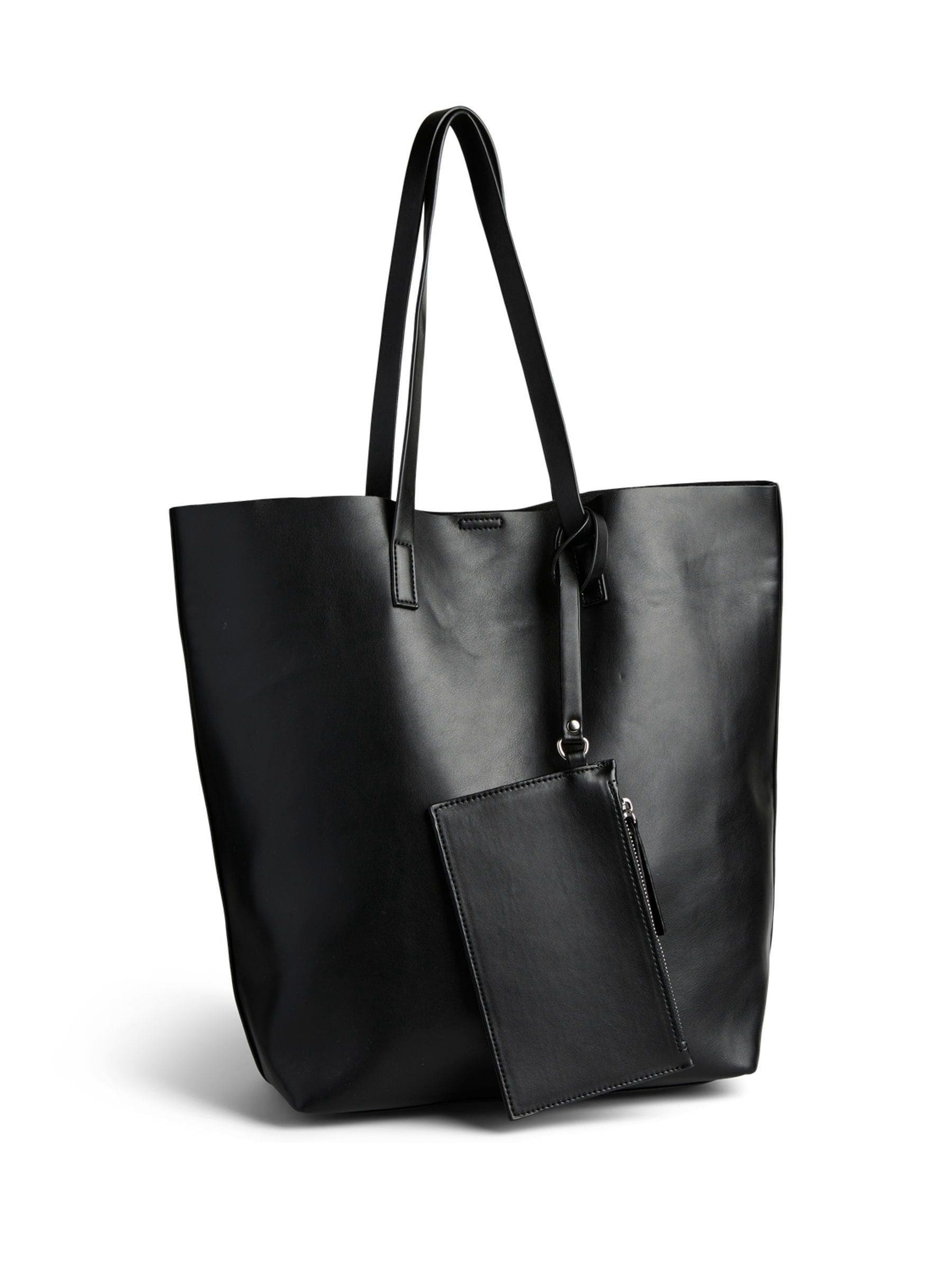 PIECES black shopper bag 44cm (British brand)