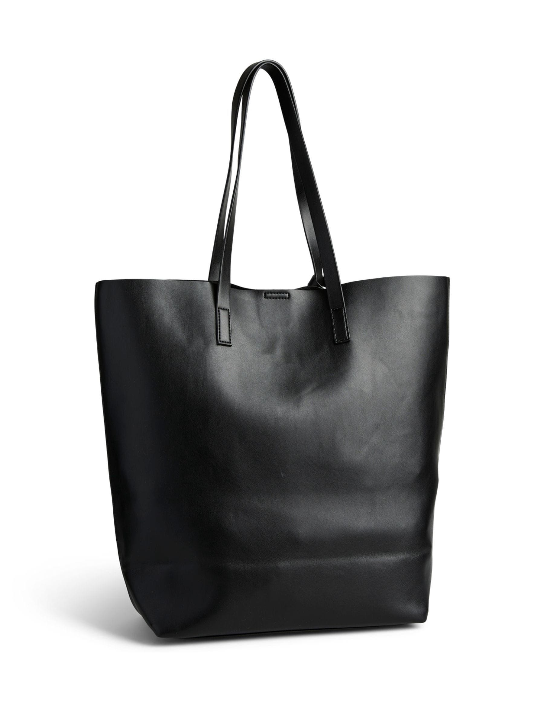 PIECES black shopper bag 44cm (British brand)
