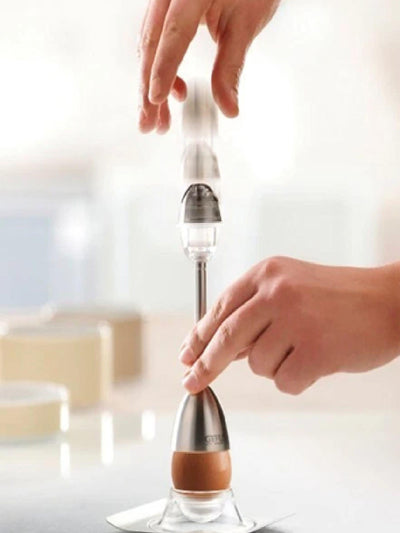 Next GEFU Silver Egg Cracker with Salt Shaker- Buy online at McGrocer
